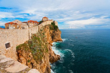 Dubrovnik, Dalmaçya ve Hırvatistan üzerine panoramik manzara
