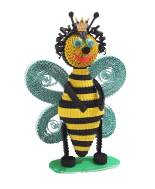 Quilling oyuncak. Arı