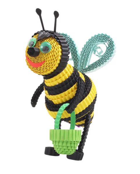 Игрушка Квиллинга Пчела Стоковое Фото