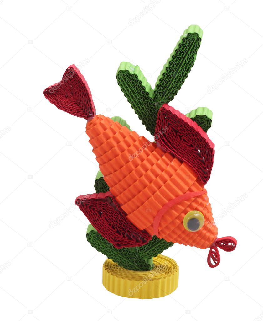 Toy of Quilling. Fish