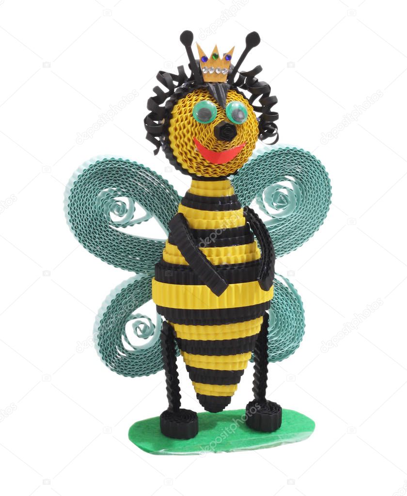Toy of Quilling. Bee
