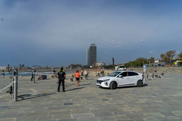 Barcelona España Mayo 2020 Primer Día Fase Enfermedad Coronavirus Covid — Foto de Stock