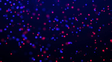 Toz parçacıkları. Parçacıkların soyut arkaplanı. Muhteşem bir hayal gücü. 3d oluşturma.