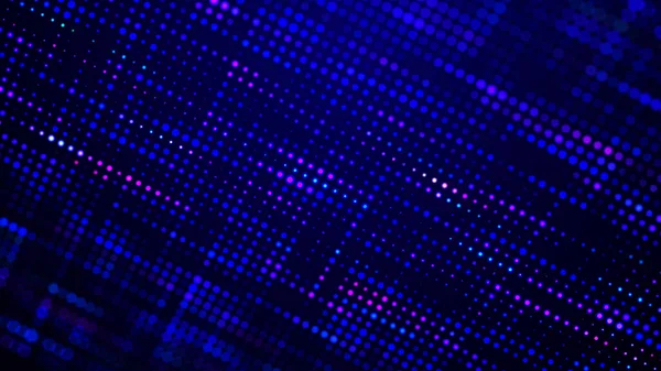 Lights background. Colored music wave. Digital technology background. Big data digital code. Futuristic dots background. 3D rendering