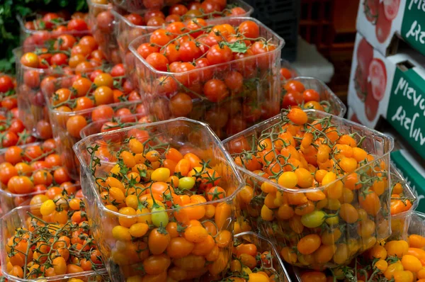 Tomates Cherry Mercado Jerusalén —  Fotos de Stock