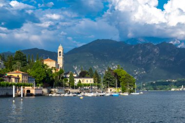 Como Gölü ve Tremezzo Kasabası, İtalya.