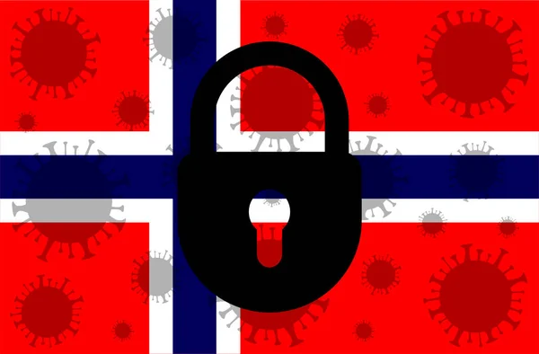 Norveç 2019-ncov salgınını ya da salgını durduruyor. Norveç 'ten ayrılması yasaklandı. Coronavirüs salgını.