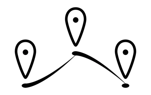 Seyahat logosu. Etiketli siyah beyaz logo. Minimalizm.