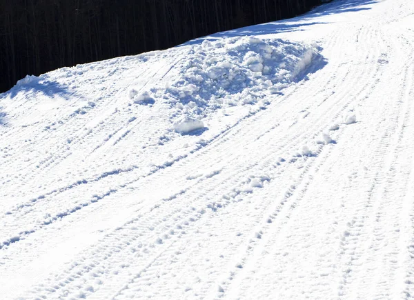 Snowpark Estación Esquí Austria Para Deportistas Entrenamiento — Foto de Stock