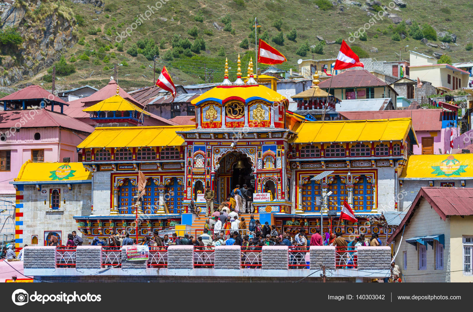 Badrinath Temple Uttarakhand India Stock Editorial Photo C Nilanewsom
