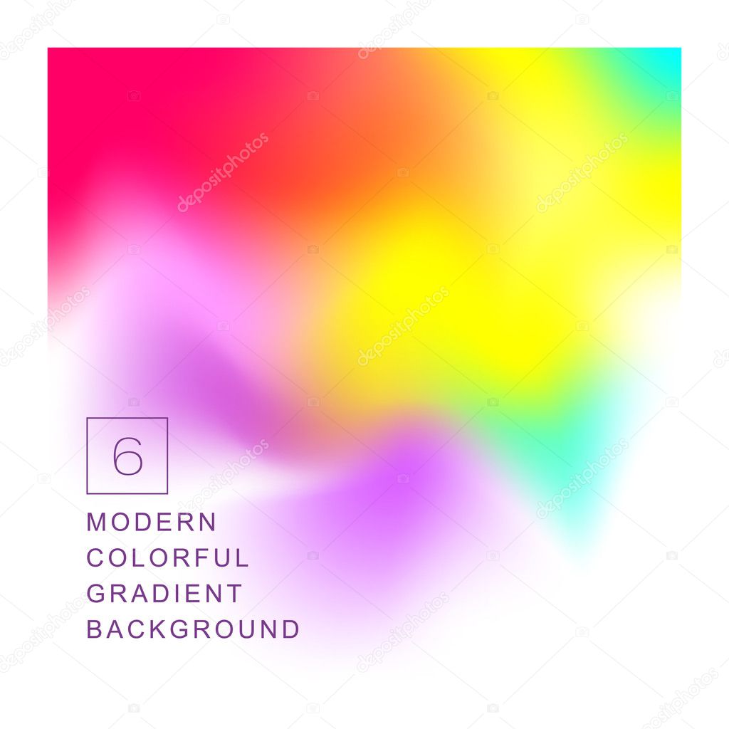 3D Colorful Wave Background. Dynamic Flux Effect. Abstract Vector Illustration. Design Template. Modern Pattern. Abstract Creative gradient concept multicolored blurred background set. For Web and Mobile Applications, art illustration template design