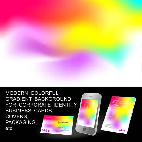 3D Colorful Wave Background. Dynamic Flux Effect. Abstract Vector Illustration. Design Template. Modern Pattern. Abstract Creative gradient concept multicolored blurred background set. For Web and Mobile Applications, art illustration template design — Stock Photo, Image
