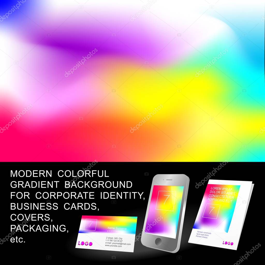 colorful gradient background