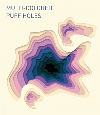 Puff delik 1 renkli baskı Multi