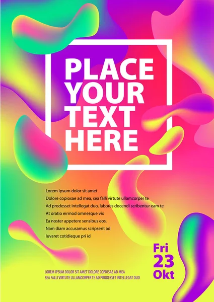 Çok renkli tasarlamak vektör holografik 3d kapak. Resimler ve nesneler bir dergi, ambalaj, afiş, billboard, reklam, kapak, broşür, kolaj, katalog, sunum için arka plan. Modern sanat vektör çizim.