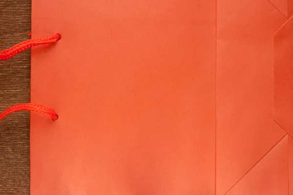 Rote Papiertüte — Stockfoto