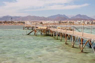 İskele kıyı ahşap zemin için