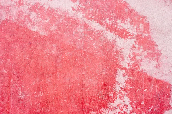 Червоний пофарбований подряпаний бетонний фон — стокове фото