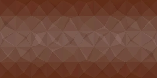 Abstract brown polygonal background — Stock Photo, Image