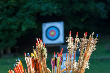 Okçuluk ok ve spor egzersizleri için amaç
