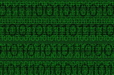 Dijital binar 01 kod deseni