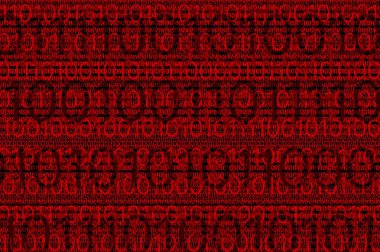 Dijital binar 01 kod deseni