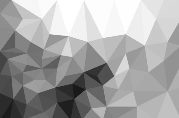 Черный и белый многоугольный треугольник фон — стоковое фото