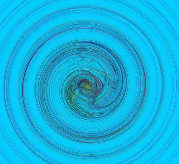 Αφηρημένη fractal μοτίβο σε μπλε φόντο — Φωτογραφία Αρχείου