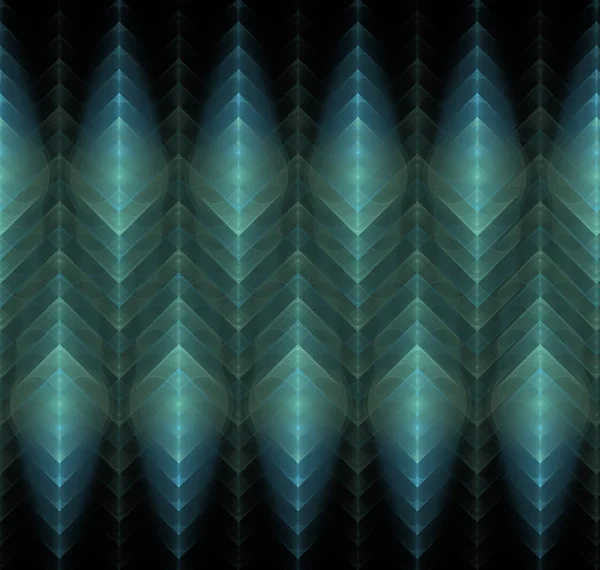 Αφηρημένη fractal μοτίβο σε μαύρο φόντο — Φωτογραφία Αρχείου