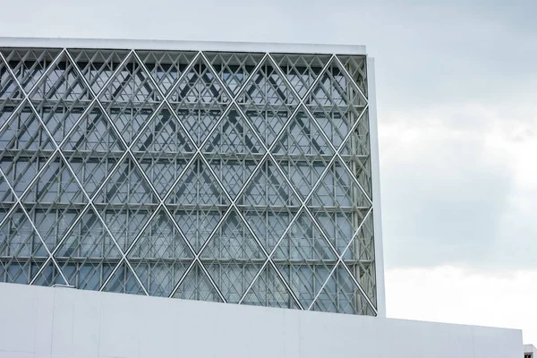 Modern buildings exterior white textures facades — Stock Photo, Image