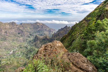 Santo Antao Adası 'ndaki dağlar, Cabo Verde