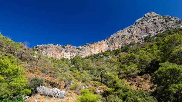 Scena Montagna Sulla Strada Likya Yolu Turchia Escursioni Autunnali — Foto Stock