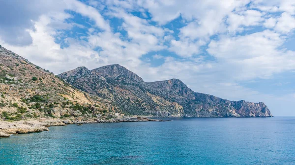 Hermosa Vista Bahía Cerca Paleochora Creta — Foto de Stock