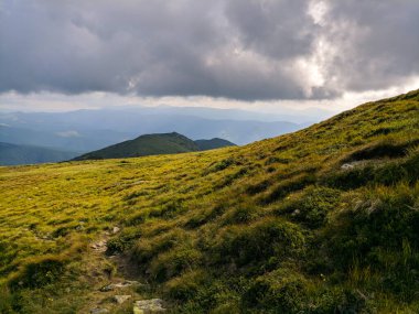 İki bin metre yükseklikte Karpatlar 'da boya.