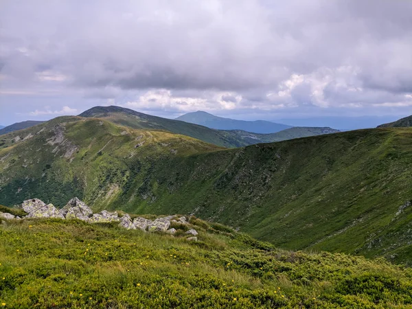 Res Genom Kartpatomy Bergen Höjd Två Tusen Meter — Stockfoto