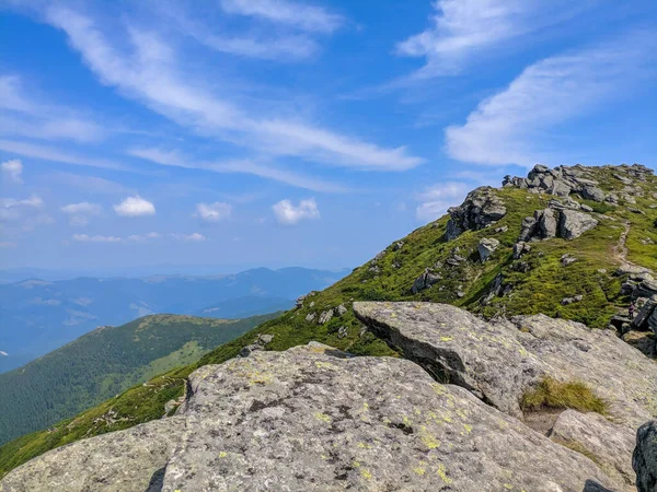 Pathin Nos Cárpatos Uma Altitude Dois Mil Metros — Fotografia de Stock