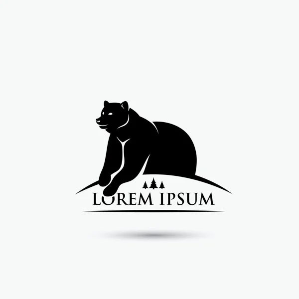 Ours logo animal — Image vectorielle