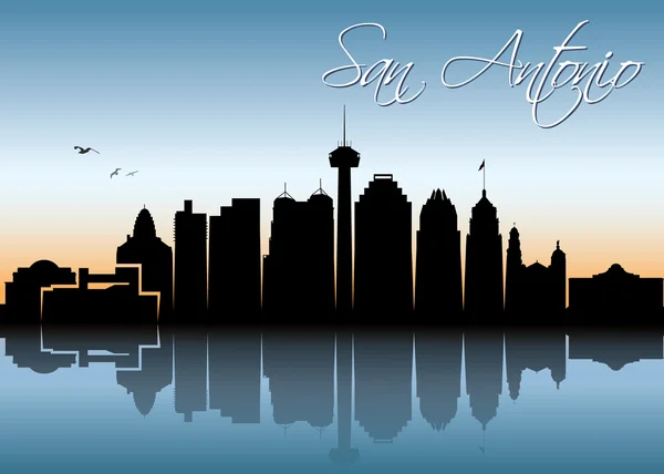 San Antonio skyline — Stock Vector