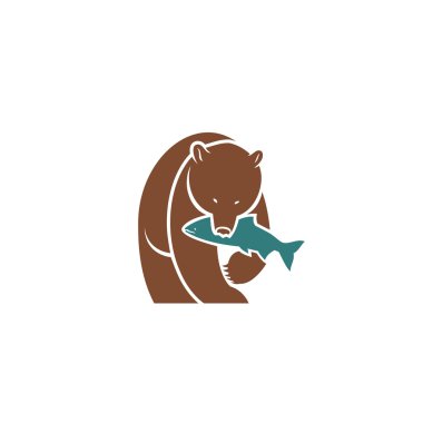 bear simple icon clipart