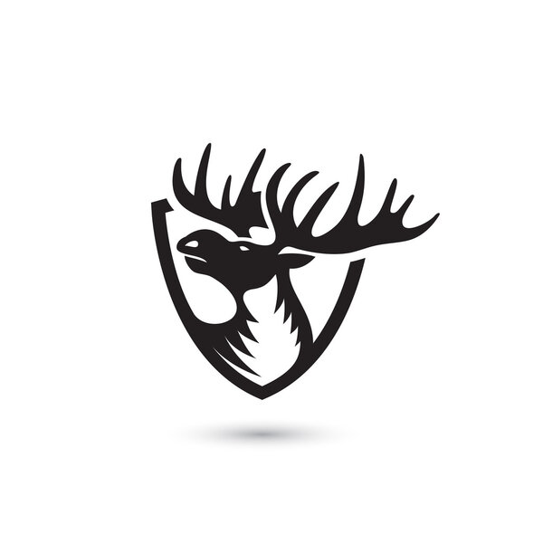 moose simple shield icon