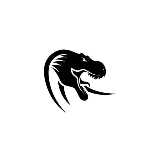 T-rex icône simple — Image vectorielle