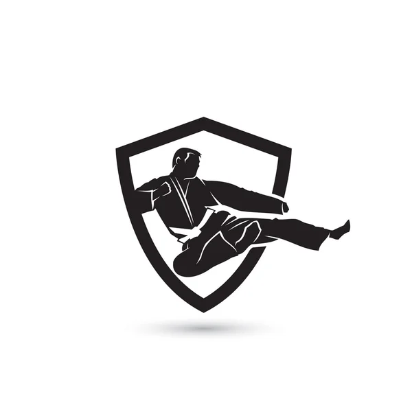Martial arts symbol Stock Illustration