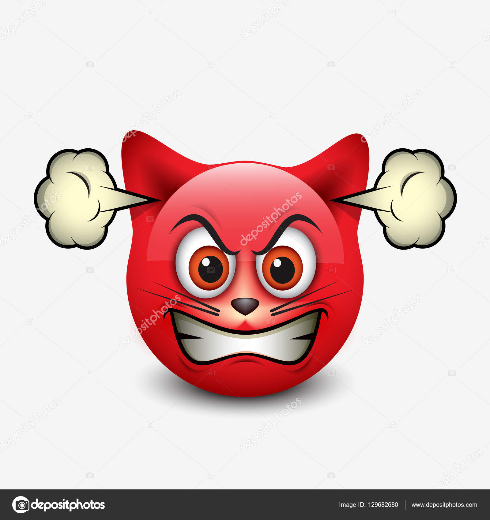 angry cat emoji icon logo and smile 8564737 Vector Art at Vecteezy