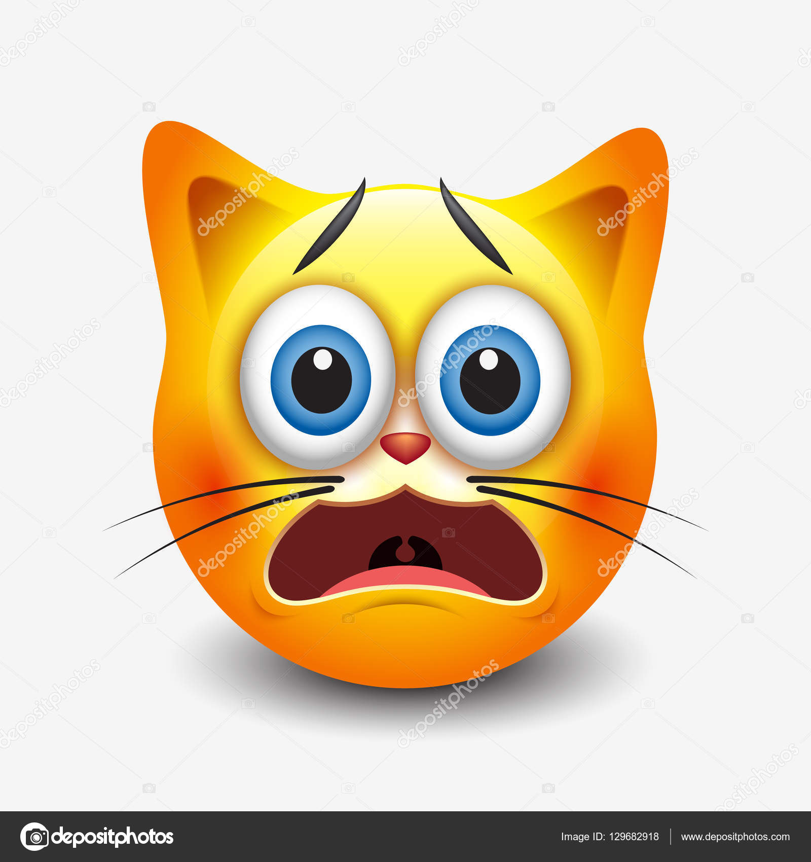 Cartoon Cat Emoji by barsrsindshop