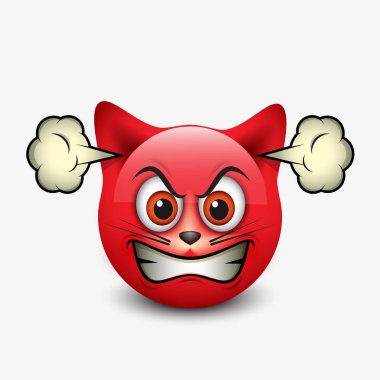 kızgın kedi emoji