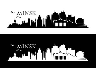 Minsk cityscape afiş