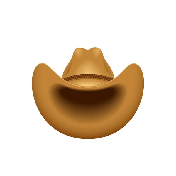 Desenho de chapéu de cowboy — Vetor de Stock