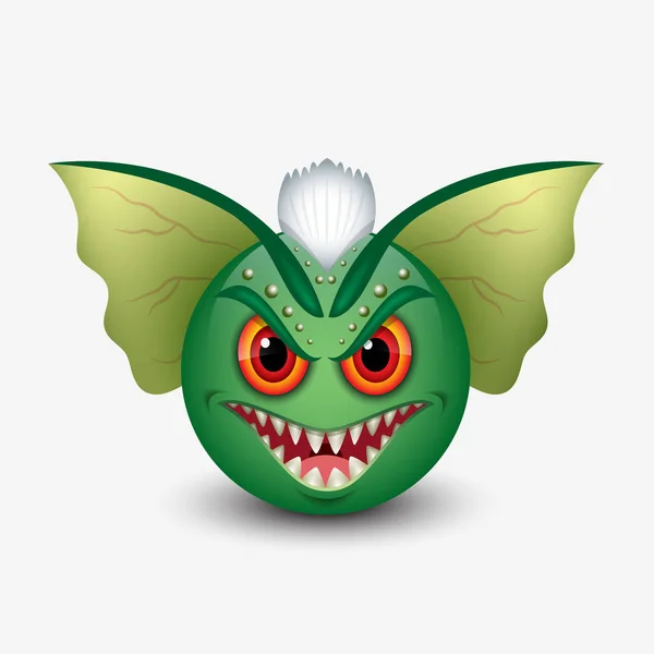 Gremlin emoticon, smiley Royalty Free Stock Illustrations