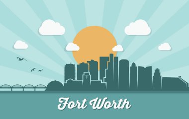 Fort worth manzarası