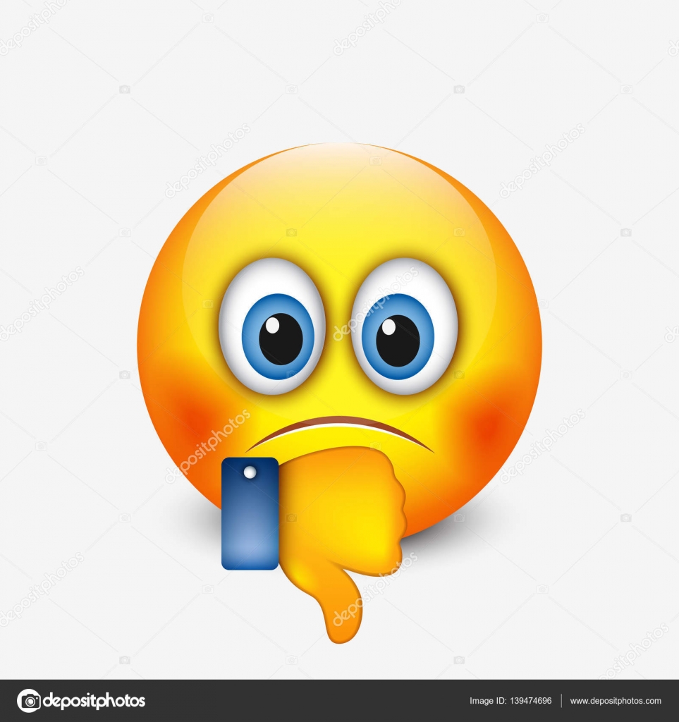 ᐈ Thumb Down Emoji Stock Cliparts Royalty Free Thumb Down Emoticon Illustrations Download On Depositphotos